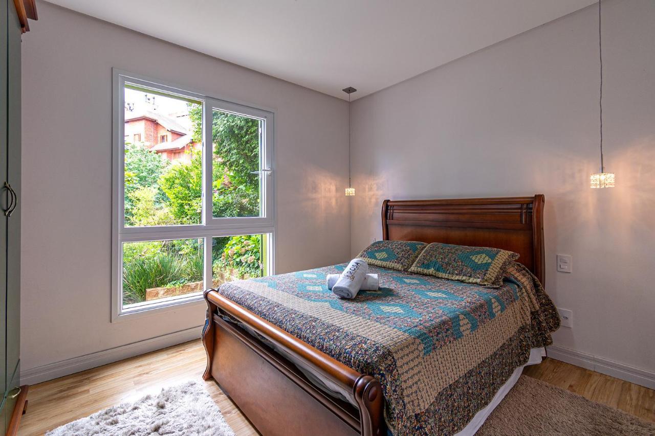 Rosa Luxo Giovani Pizetta Apartment Gramado Ngoại thất bức ảnh
